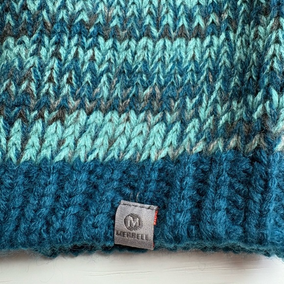 NWOT Merrell Teal Turquoise knit Hat OS - Picture 2 of 2